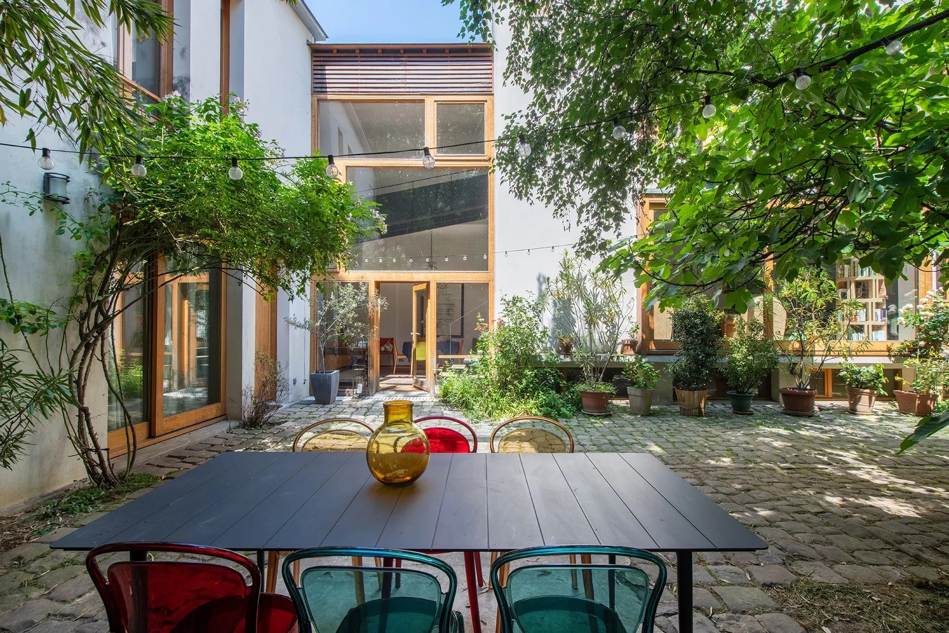 Maison d'architecte avec jardin 