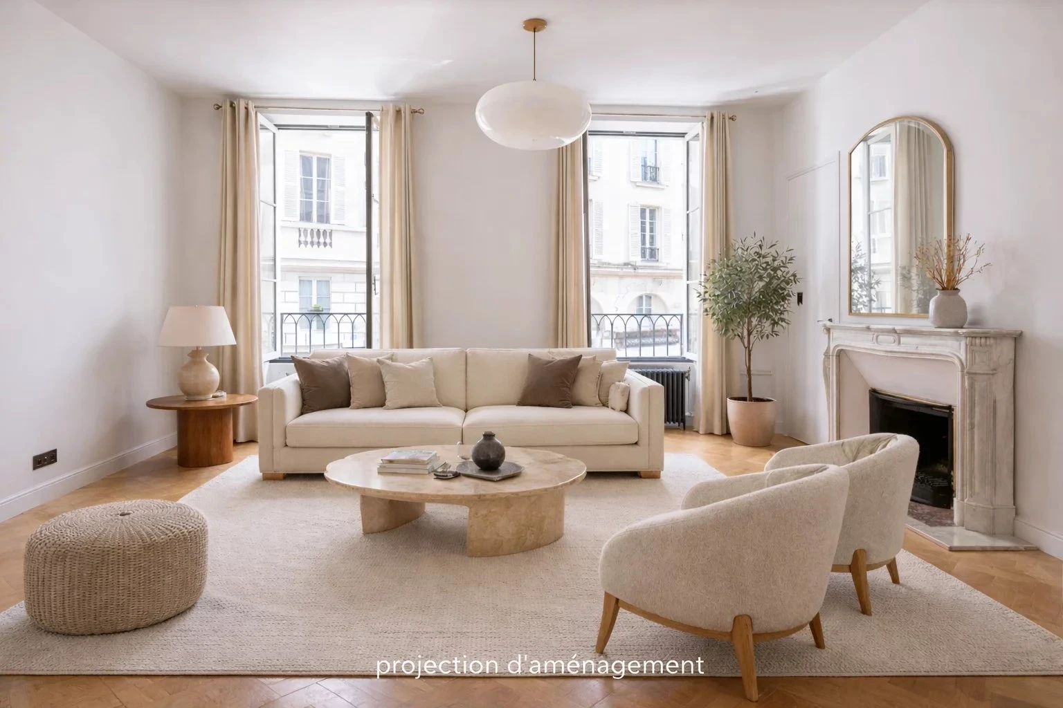 Appartement familial repensé et rénové