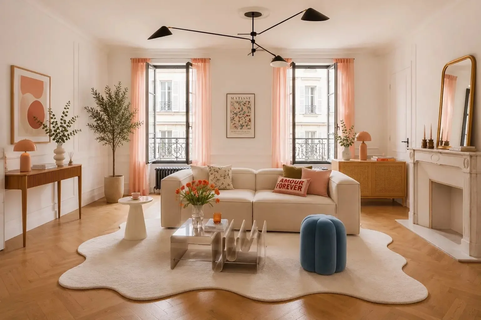 Appartement familial repensé et rénové