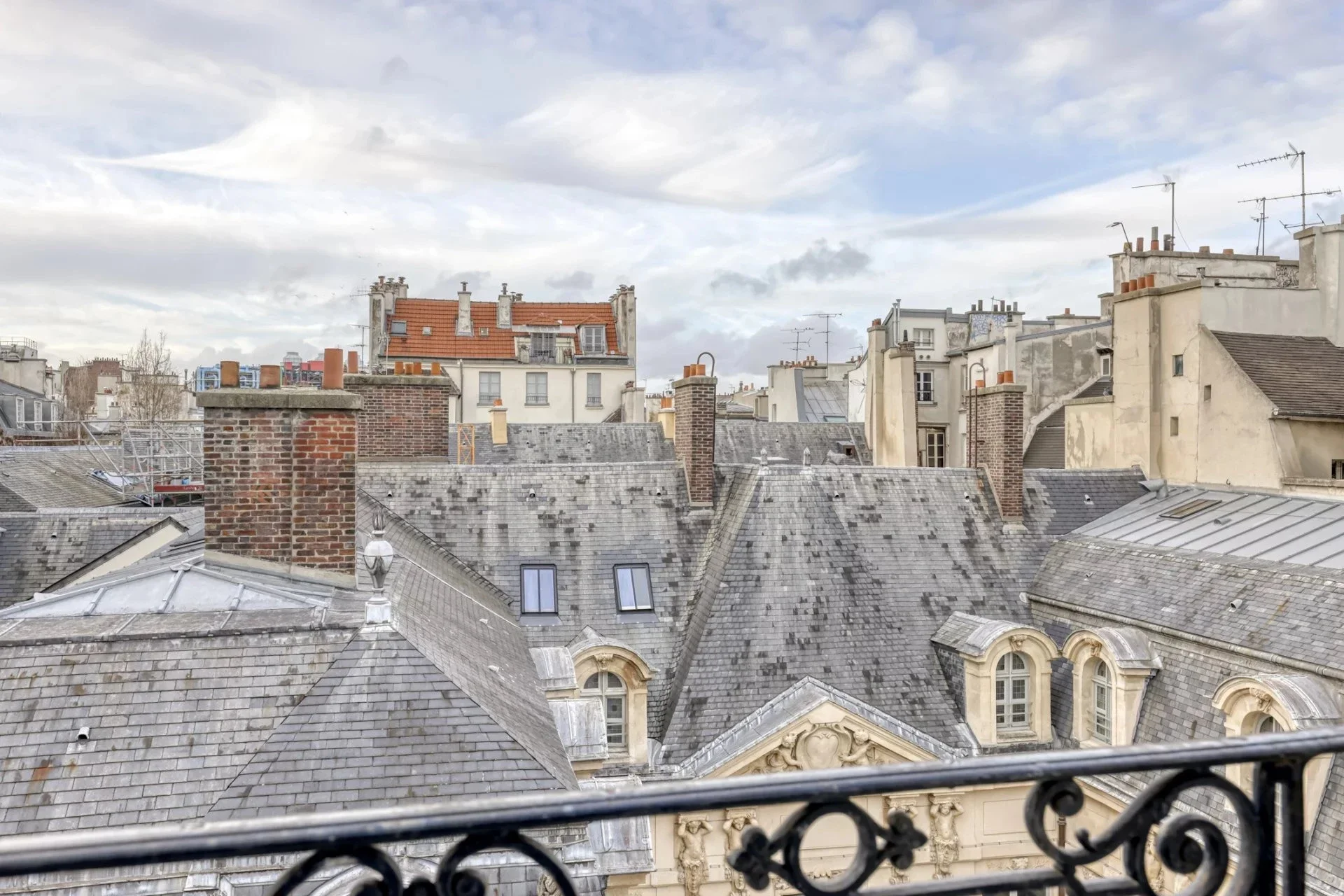 Au cœur du Marais, une vue ciel