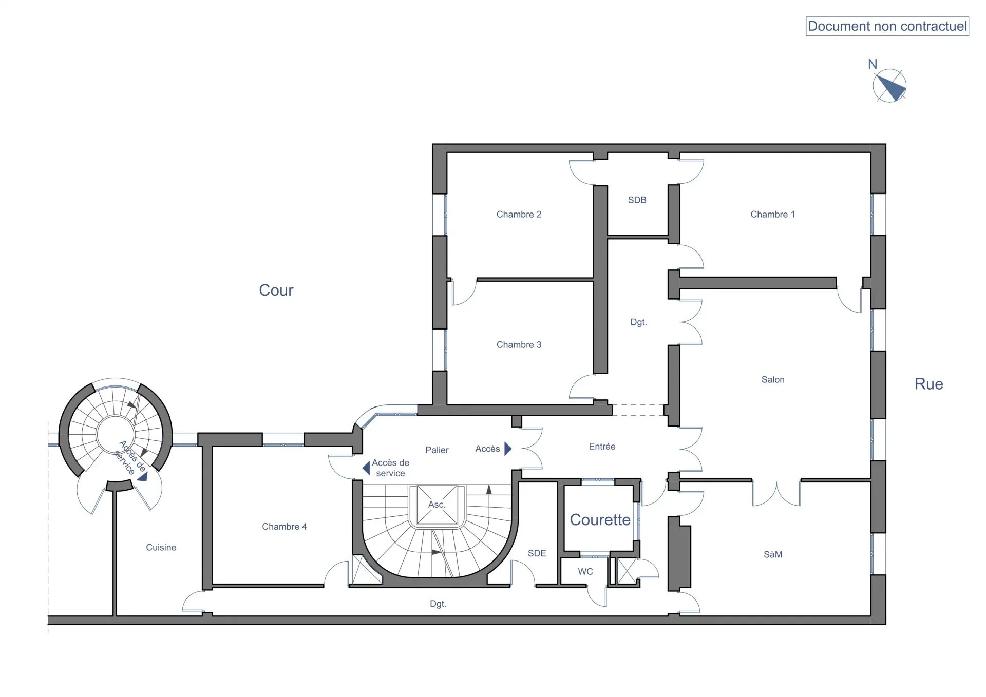 Image du bien : JOUFFROY- MALESHERBES  Parquet Moulures Cheminées 15
