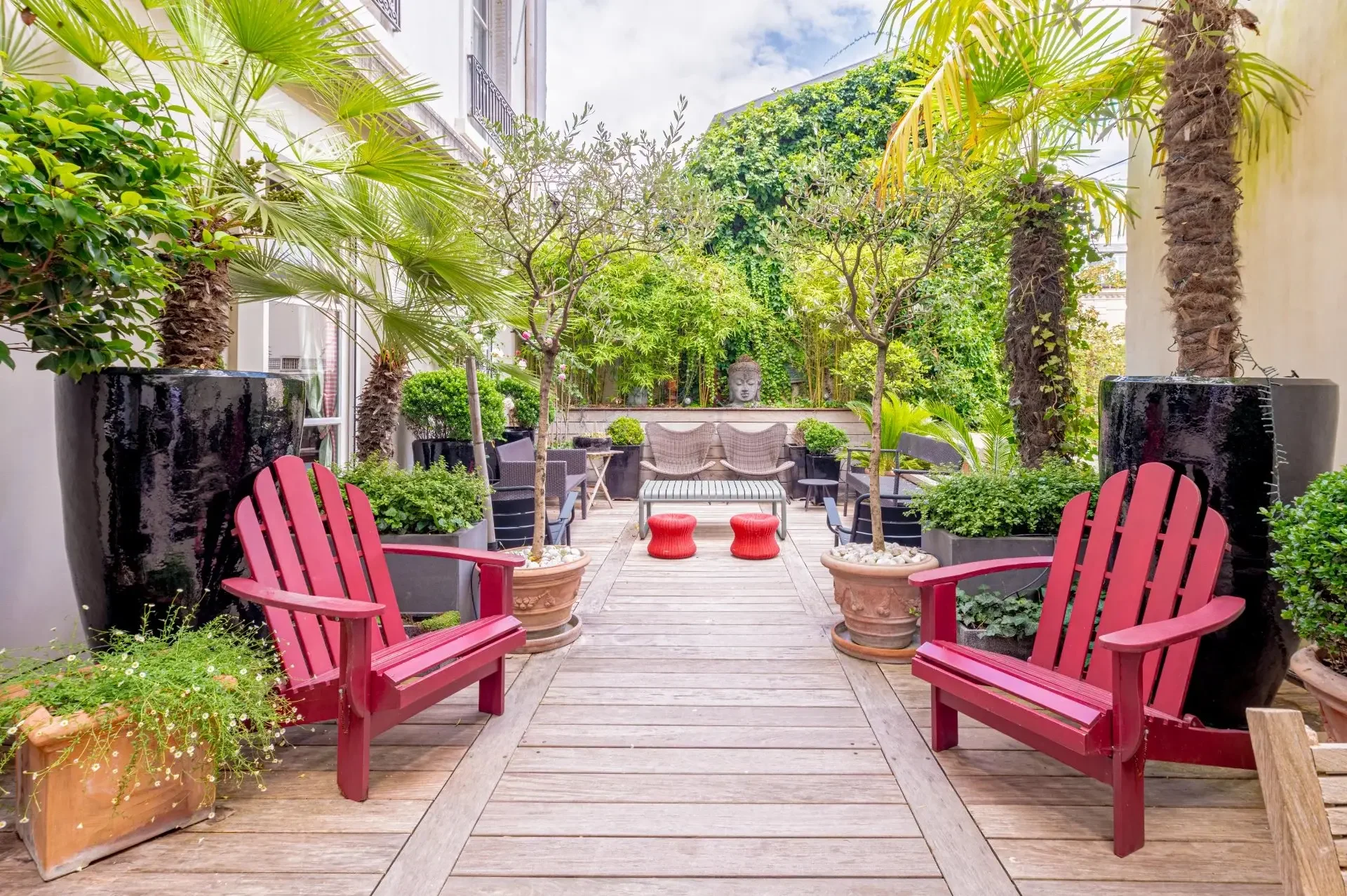 Appartement d'exception avec grande terrasse au calme abolu