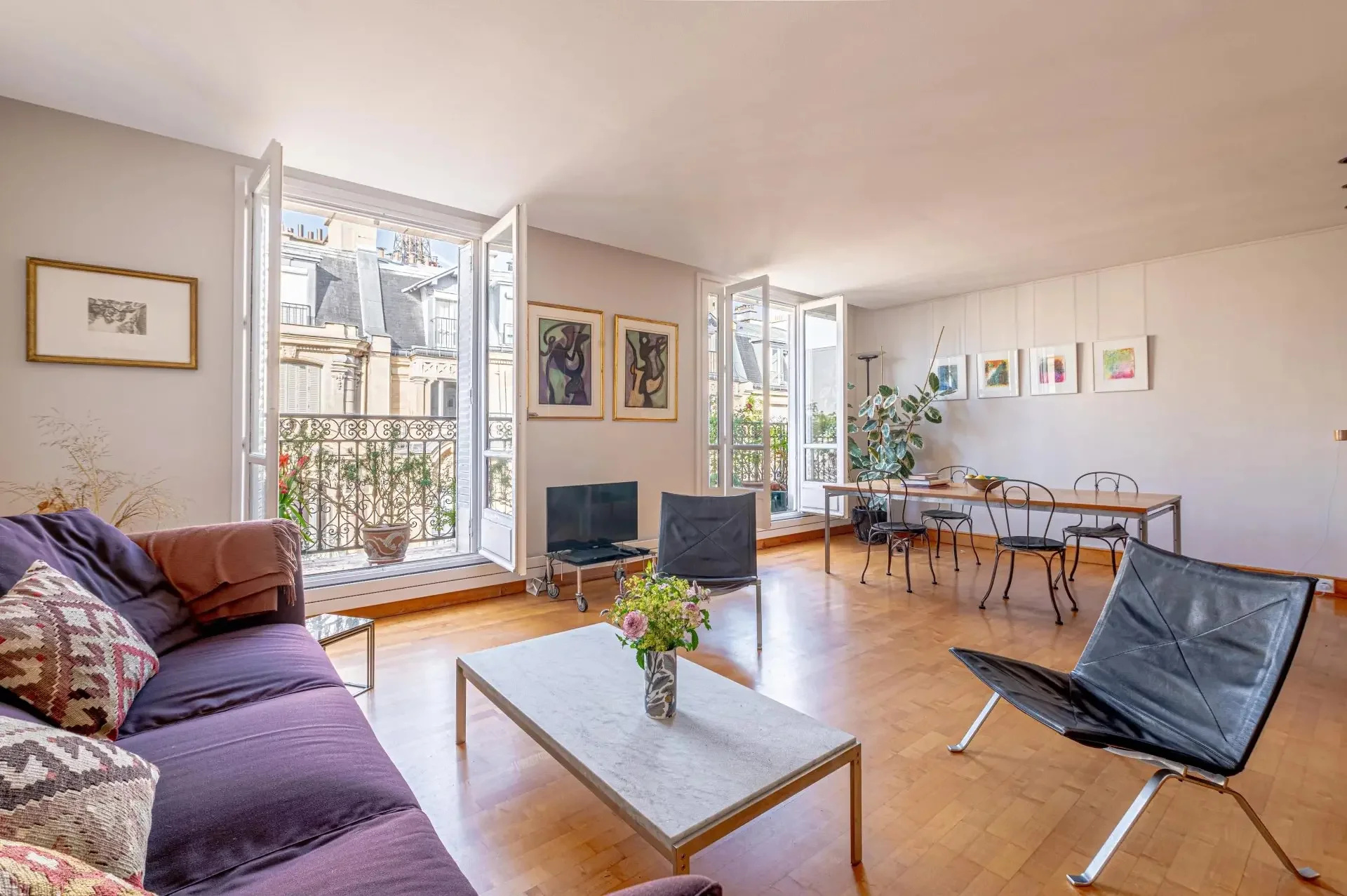 Appartement lumineux avec vue Tour Eiffel