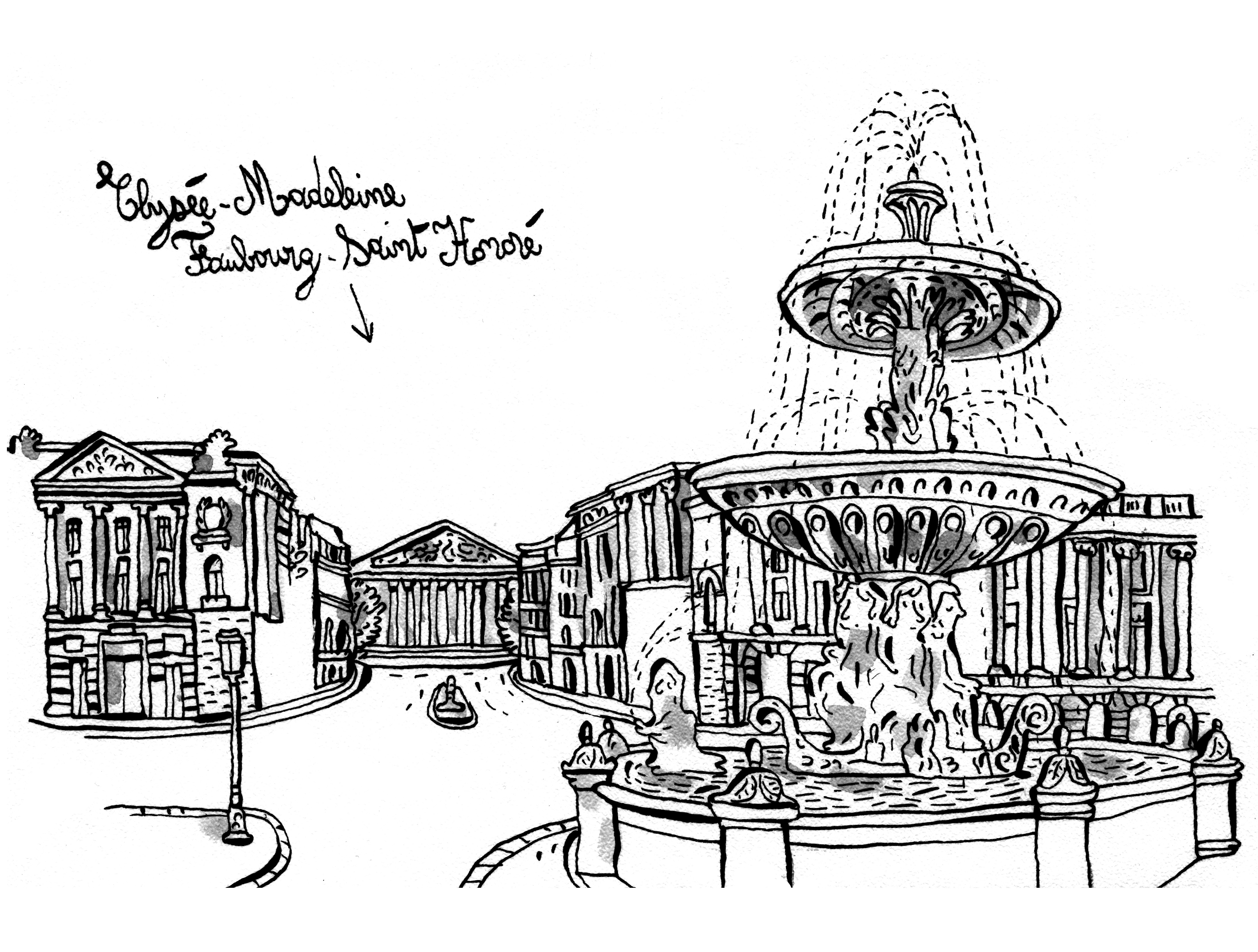 Dessin Madeleine Guillaume Reynard Varenne