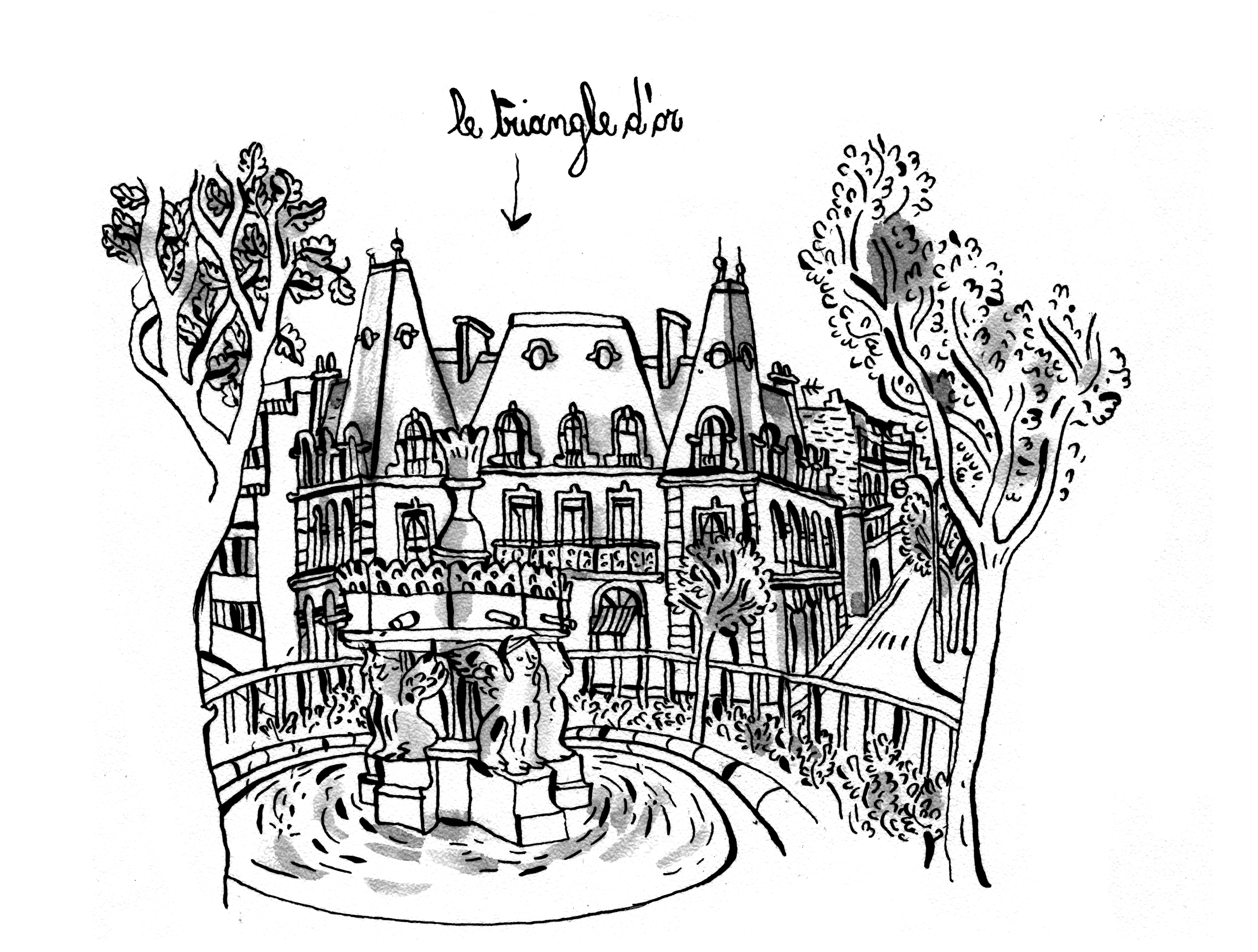 Dessin Triangle d'Or Guillaume Reynard Varenne