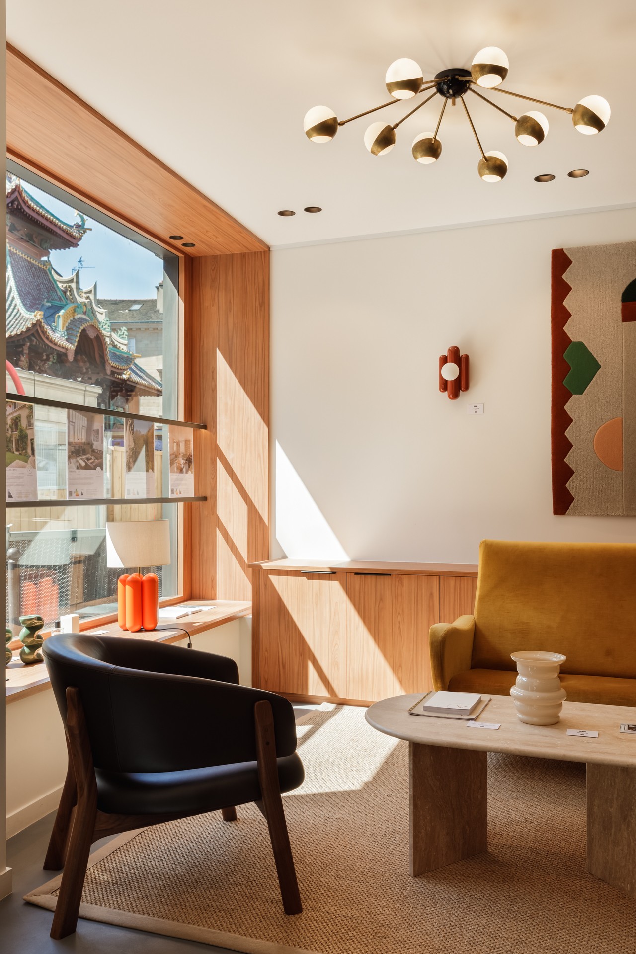 agence immobilière Varenne Paris decoration interieure rue de babylone pagode